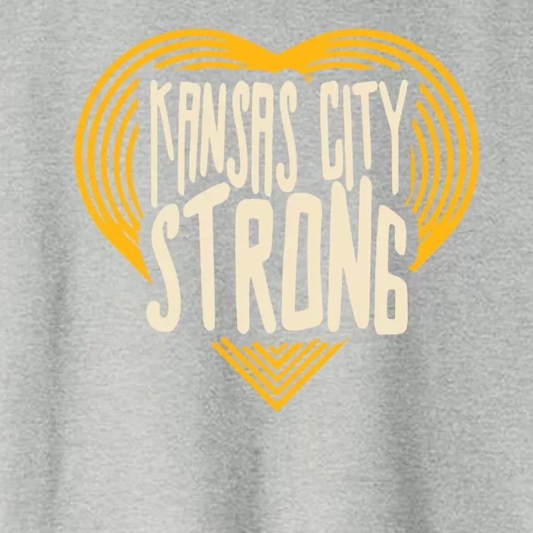 Kansas City Strong Heart Awareness Women's Crop Top Tee