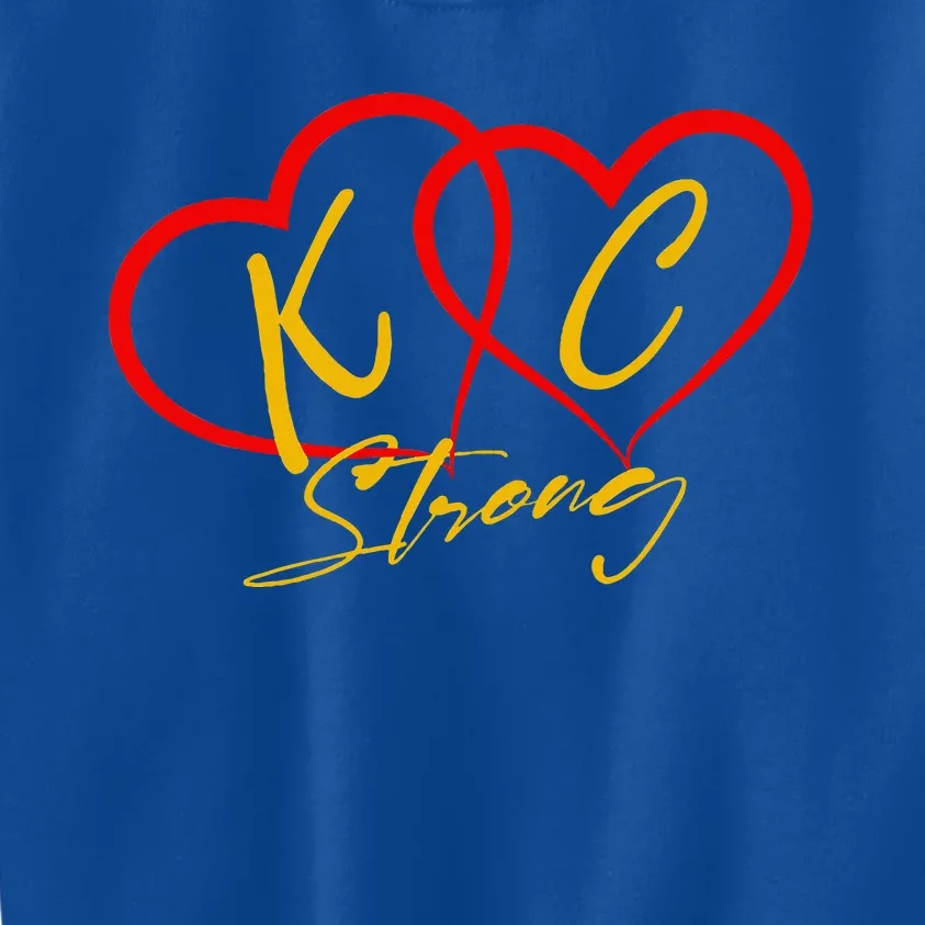 Kansas City Strong Heart Kids Sweatshirt