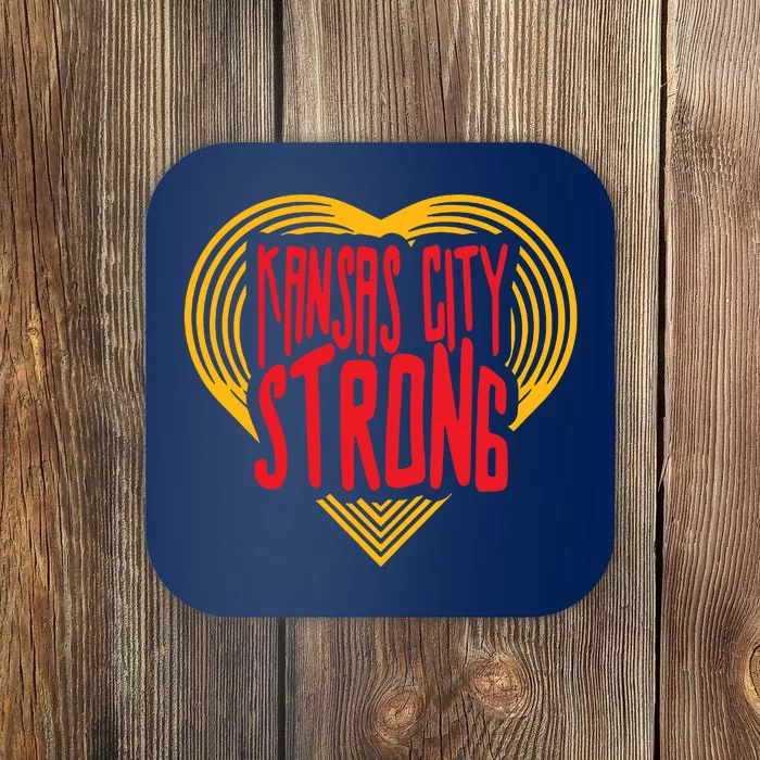 Kansas City Strong Heart Coaster