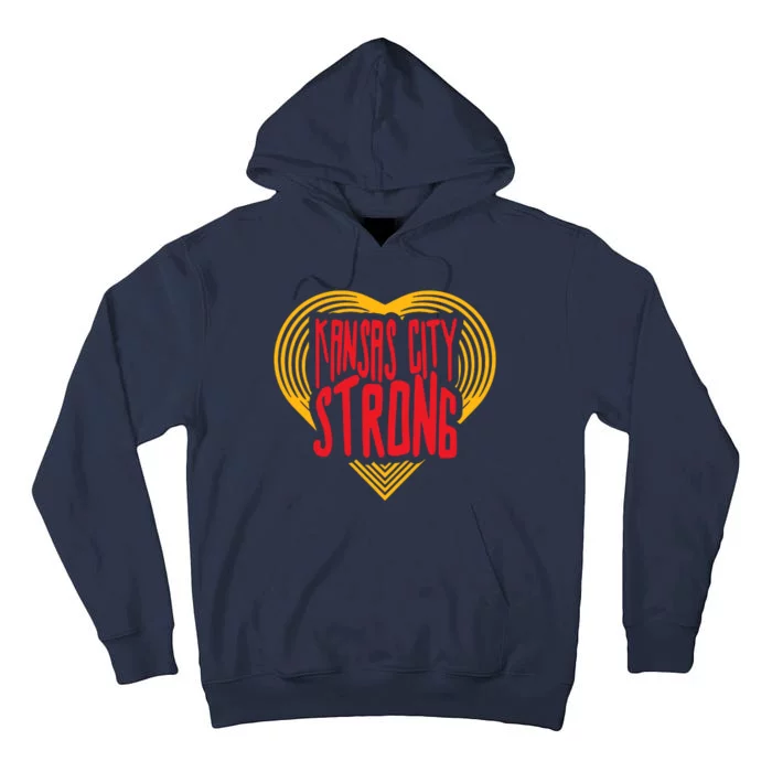 Kansas City Strong Heart Tall Hoodie