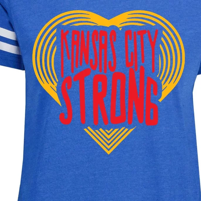 Kansas City Strong Heart Enza Ladies Jersey Football T-Shirt