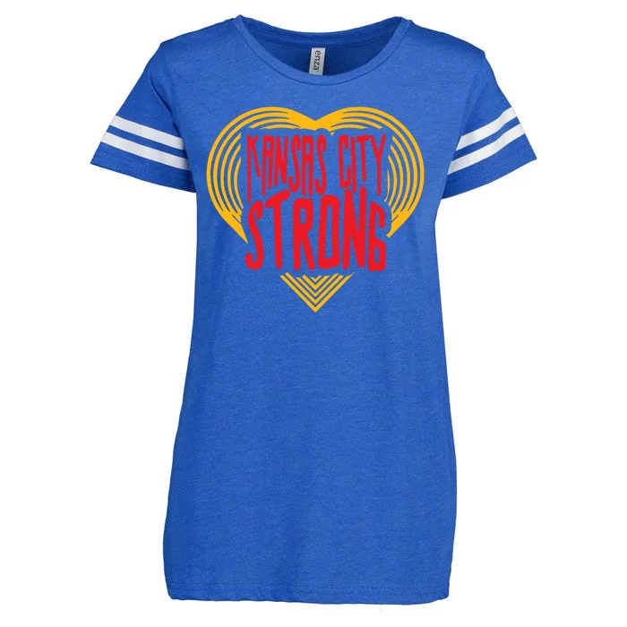 Kansas City Strong Heart Enza Ladies Jersey Football T-Shirt