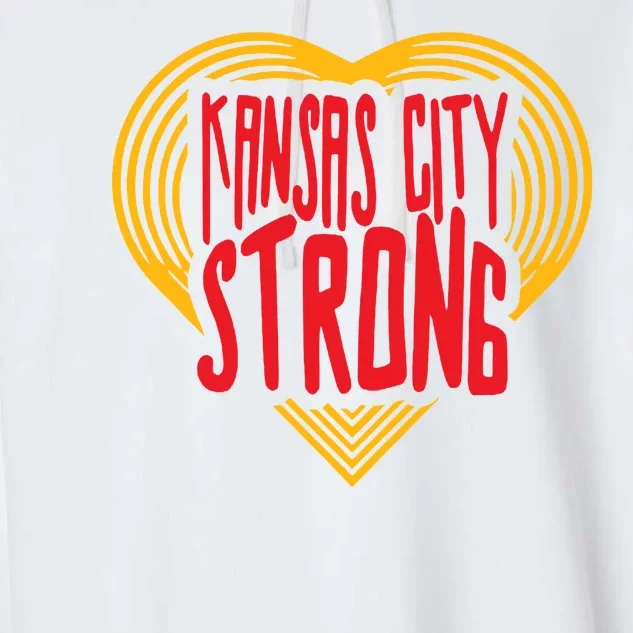 Kansas City Strong Heart Garment-Dyed Fleece Hoodie