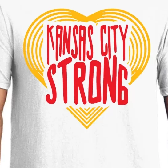 Kansas City Strong Heart Pajama Set