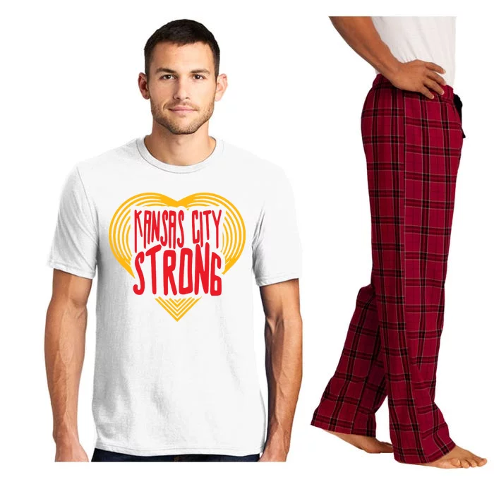 Kansas City Strong Heart Pajama Set