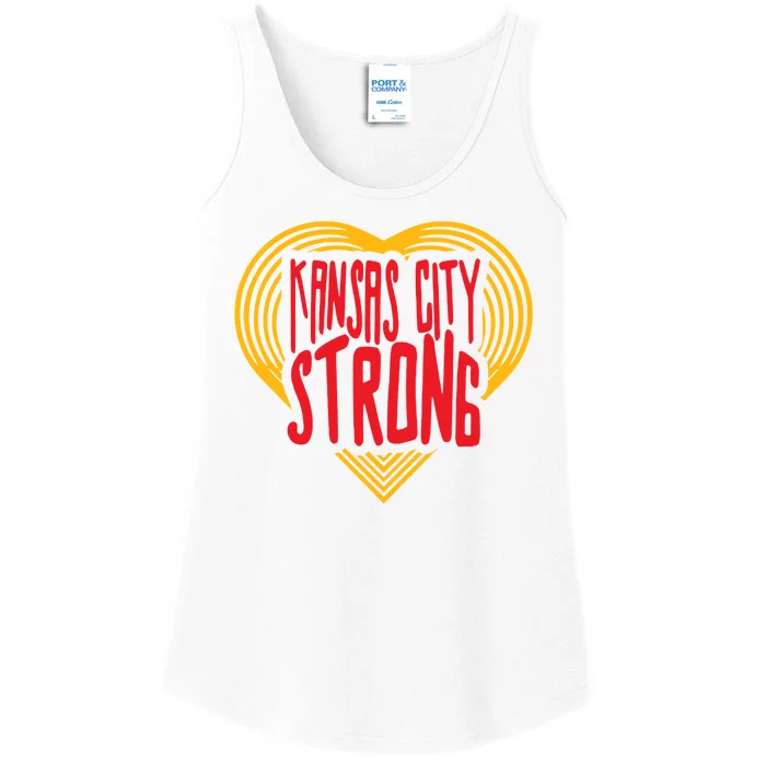 Kansas City Strong Heart Ladies Essential Tank