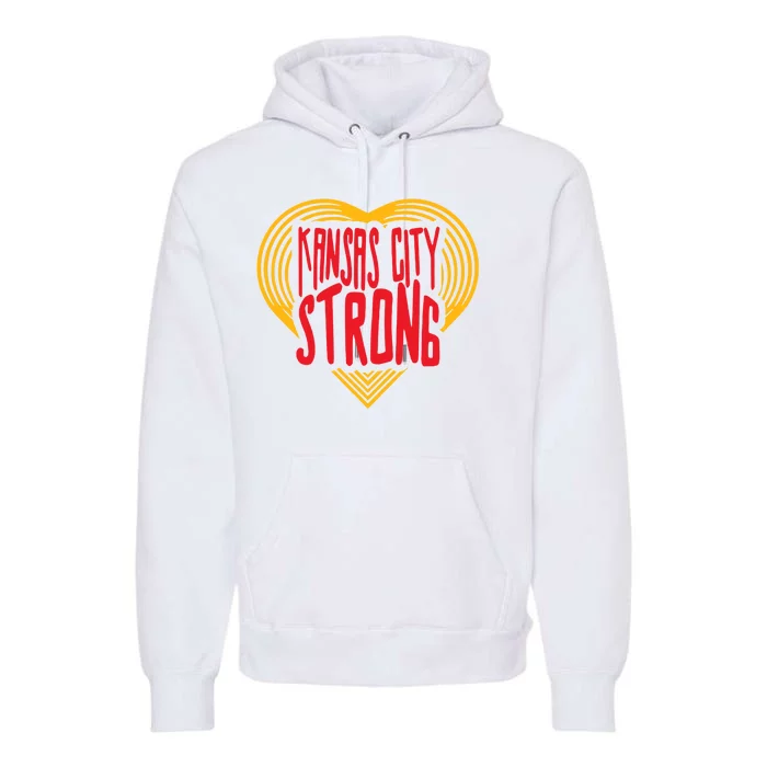 Kansas City Strong Heart Premium Hoodie