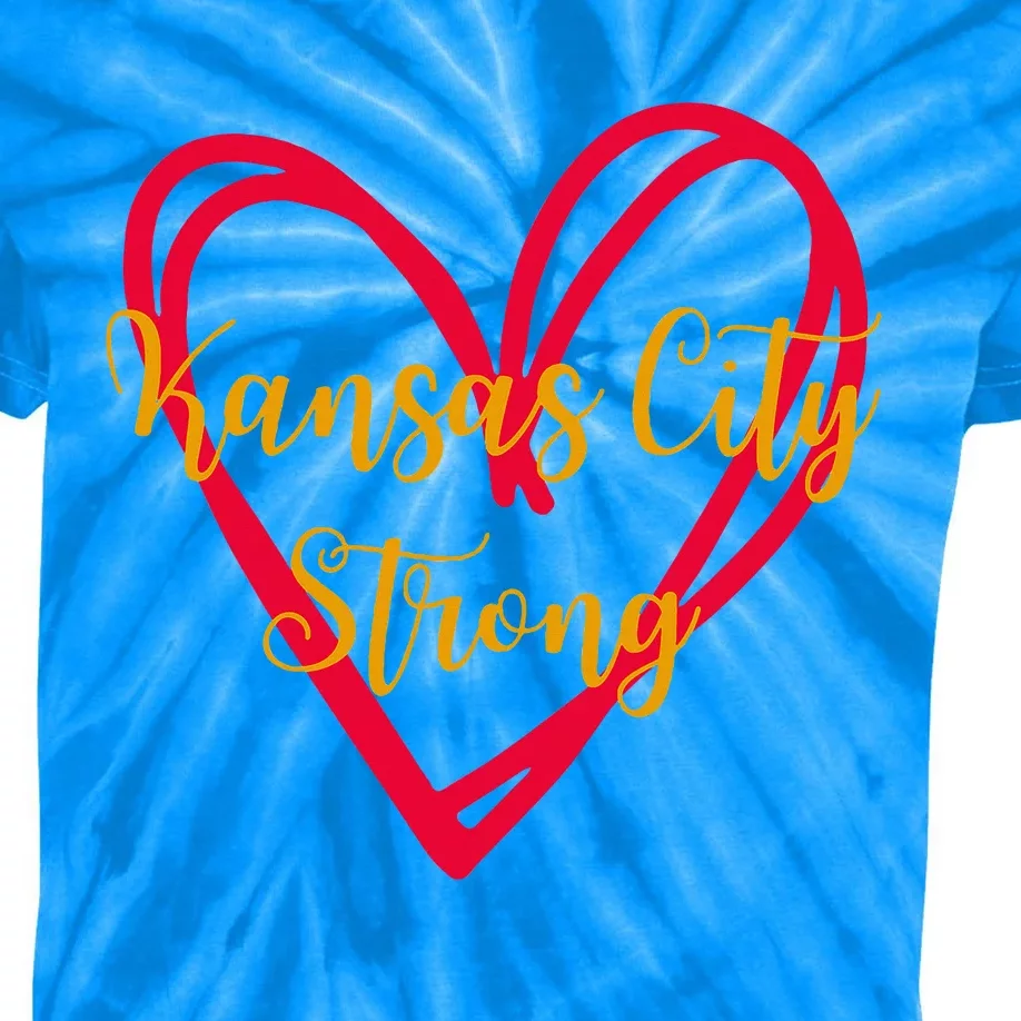 Kansas City Strong Kc Strong Kids Tie-Dye T-Shirt