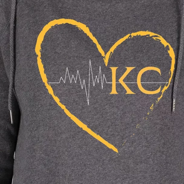 Kansas City Strong Kc Strong Womens Funnel Neck Pullover Hood