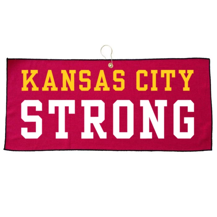 Kansas City Strong Large Microfiber Waffle Golf Towel