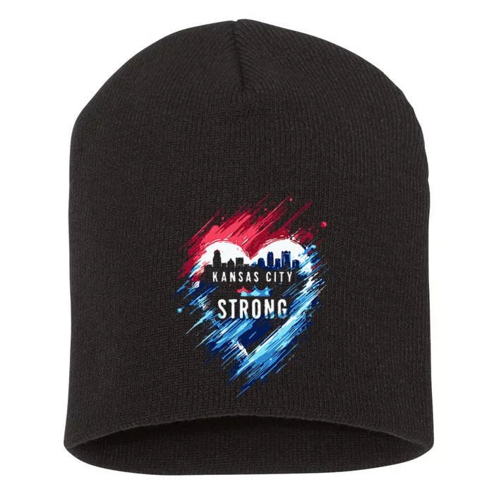 Kansas City Strong Kc Strong Short Acrylic Beanie