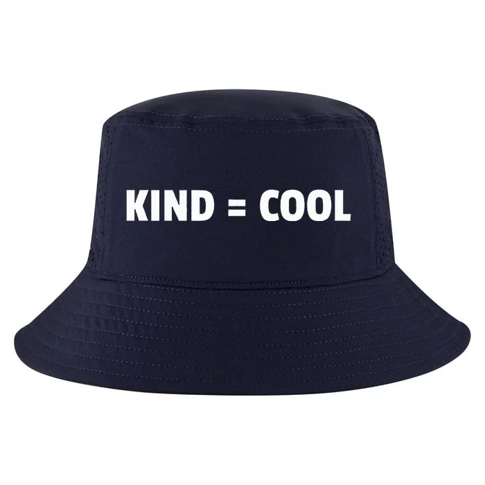 Kind = Cool Show Kindness Teach Kindness Cool Comfort Performance Bucket Hat