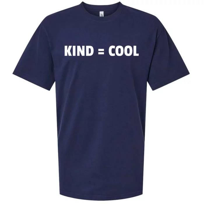 Kind = Cool Show Kindness Teach Kindness Sueded Cloud Jersey T-Shirt