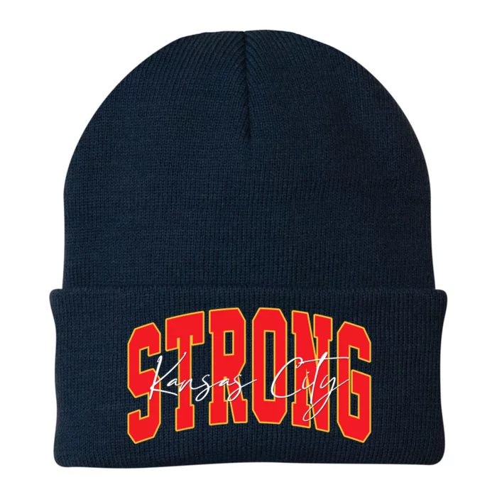 Kansas City Strong Football Awareness Knit Cap Winter Beanie