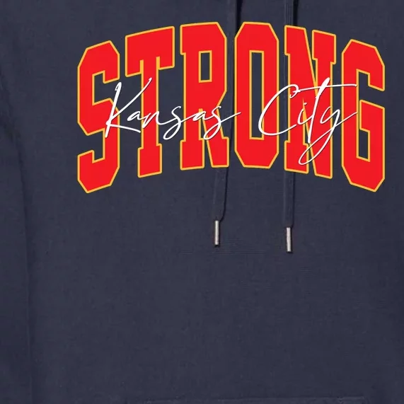 Kansas City Strong Football Awareness Premium Hoodie