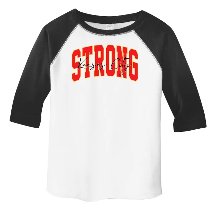 Kansas City Strong Football Awareness Toddler Fine Jersey T-Shirt