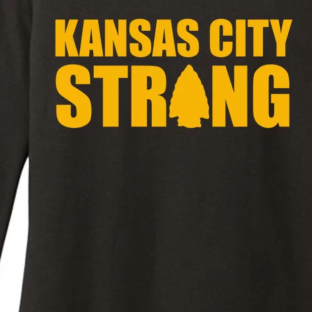 Kansas City Strong Awareness Womens CVC Long Sleeve Shirt