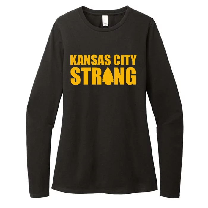 Kansas City Strong Awareness Womens CVC Long Sleeve Shirt