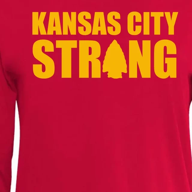 Kansas City Strong Awareness Womens Cotton Relaxed Long Sleeve T-Shirt