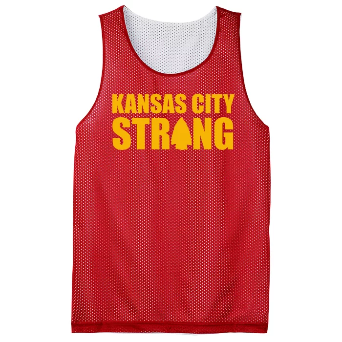 Kansas City Strong Awareness Mesh Reversible Basketball Jersey Tank