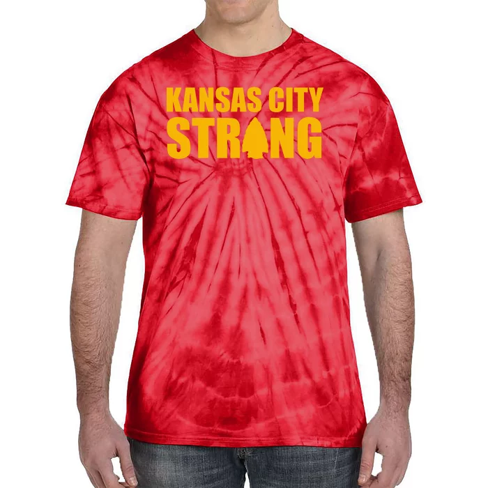 Kansas City Strong Awareness Tie-Dye T-Shirt