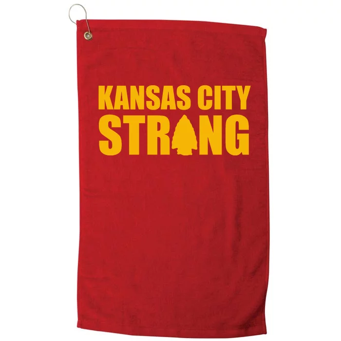 Kansas City Strong Awareness Platinum Collection Golf Towel