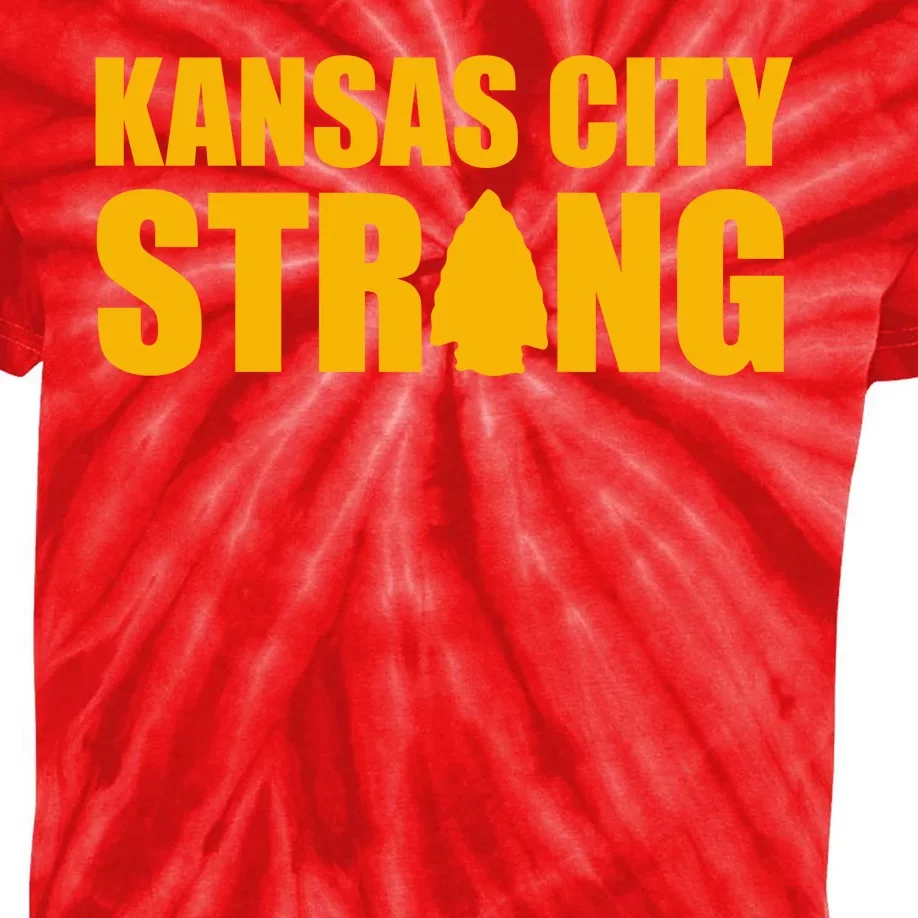 Kansas City Strong Awareness Kids Tie-Dye T-Shirt