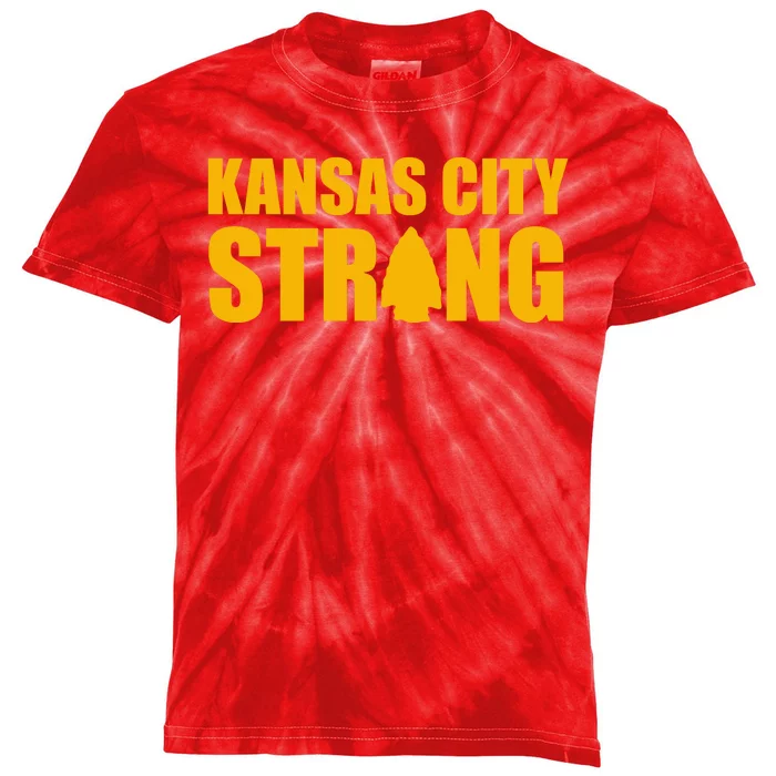 Kansas City Strong Awareness Kids Tie-Dye T-Shirt