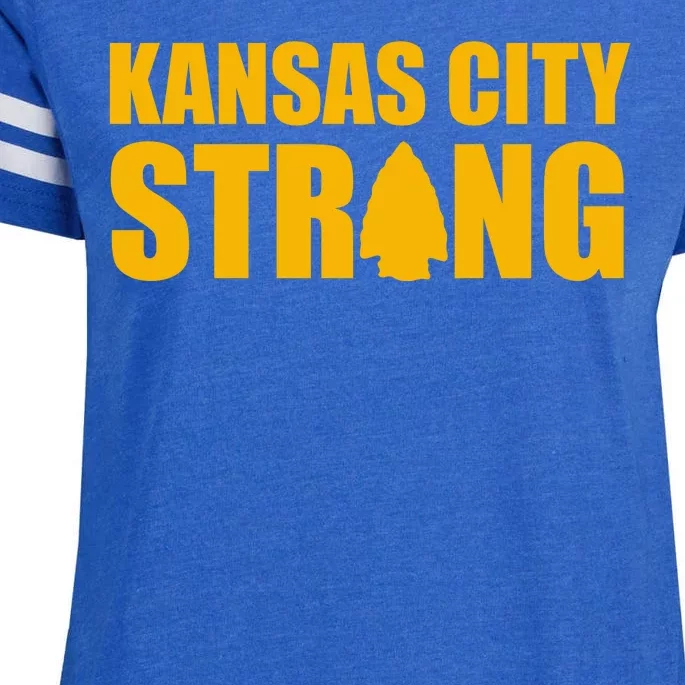 Kansas City Strong Awareness Enza Ladies Jersey Football T-Shirt