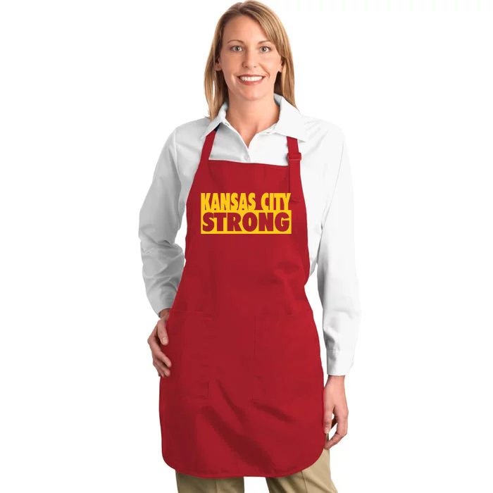 Kansas City Strong Full-Length Apron With Pocket