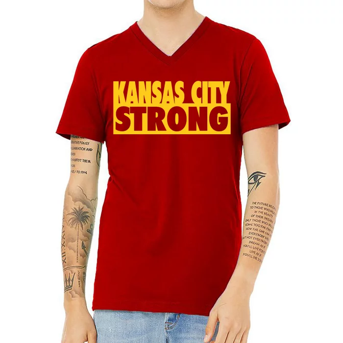 Kansas City Strong V-Neck T-Shirt