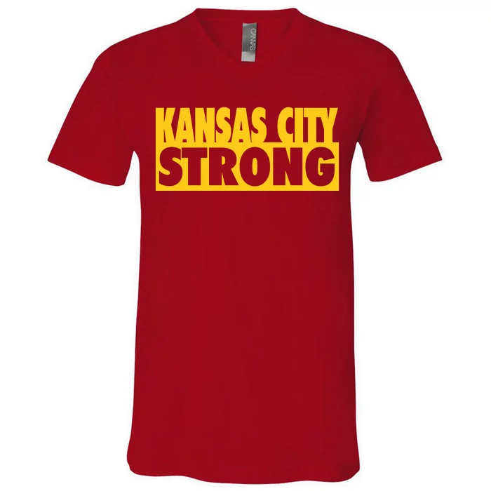 Kansas City Strong V-Neck T-Shirt