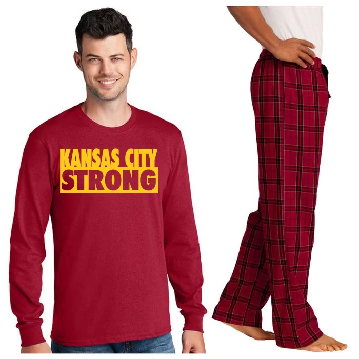 Kansas City Strong Long Sleeve Pajama Set