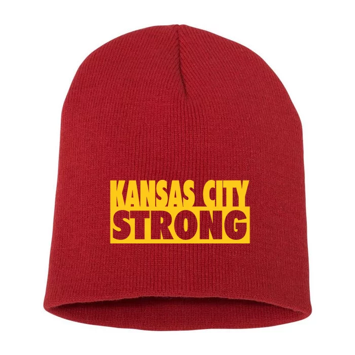 Kansas City Strong Short Acrylic Beanie