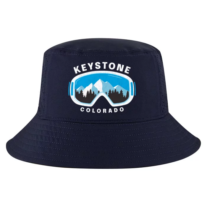 Keystone Colorado Ski Snowboard Goggles Snow Mountain Funny Gift Cool Comfort Performance Bucket Hat