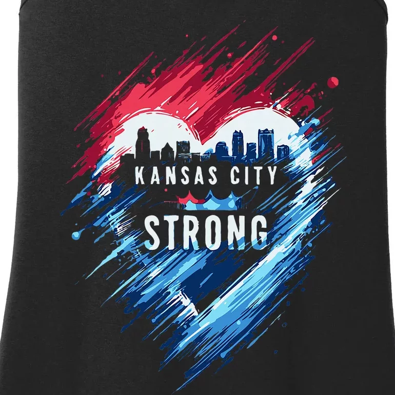 Kansas City Strong Kc Strong Ladies Essential Tank