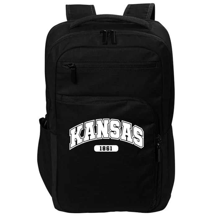 Kansas Collegiate Style 1861 Impact Tech Backpack