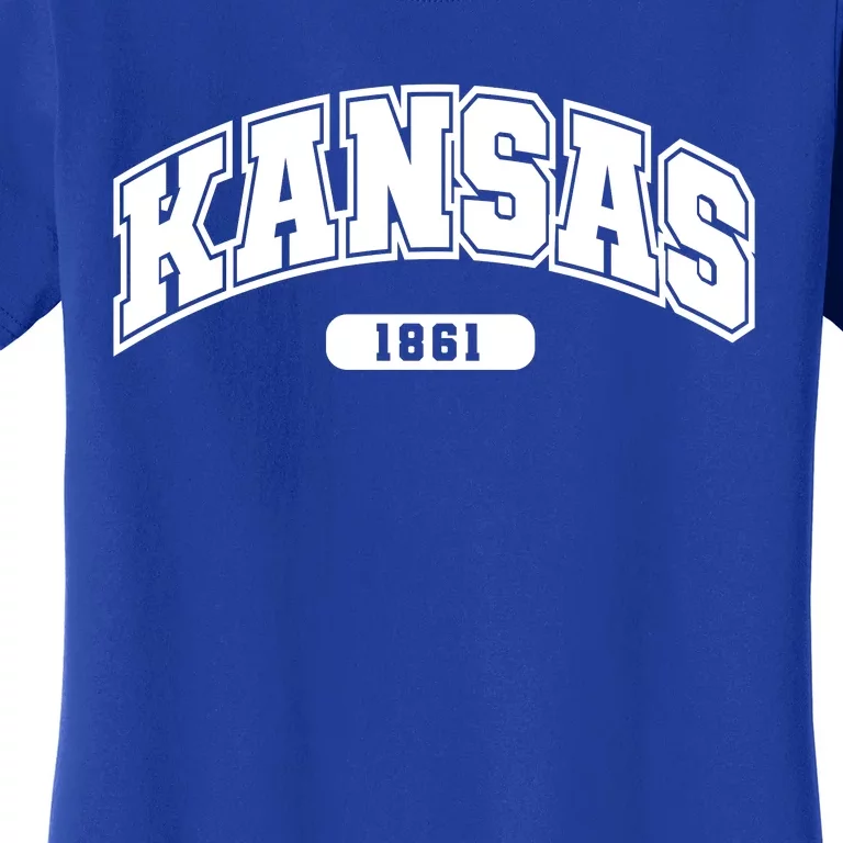 Kansas Collegiate Style 1861 Women's T-Shirt