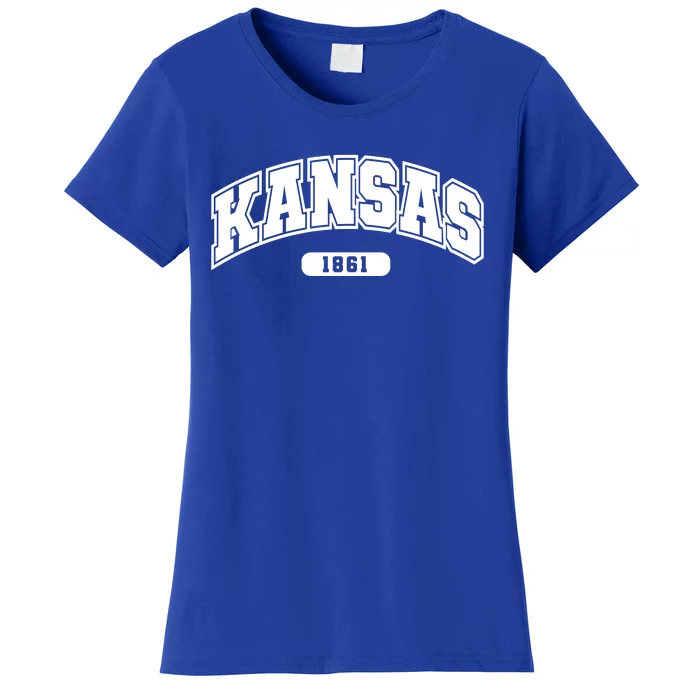 Kansas Collegiate Style 1861 Women's T-Shirt