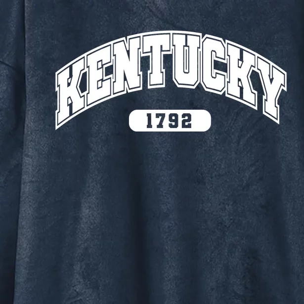 Kentucky Collegiate Style 1792 Hooded Wearable Blanket