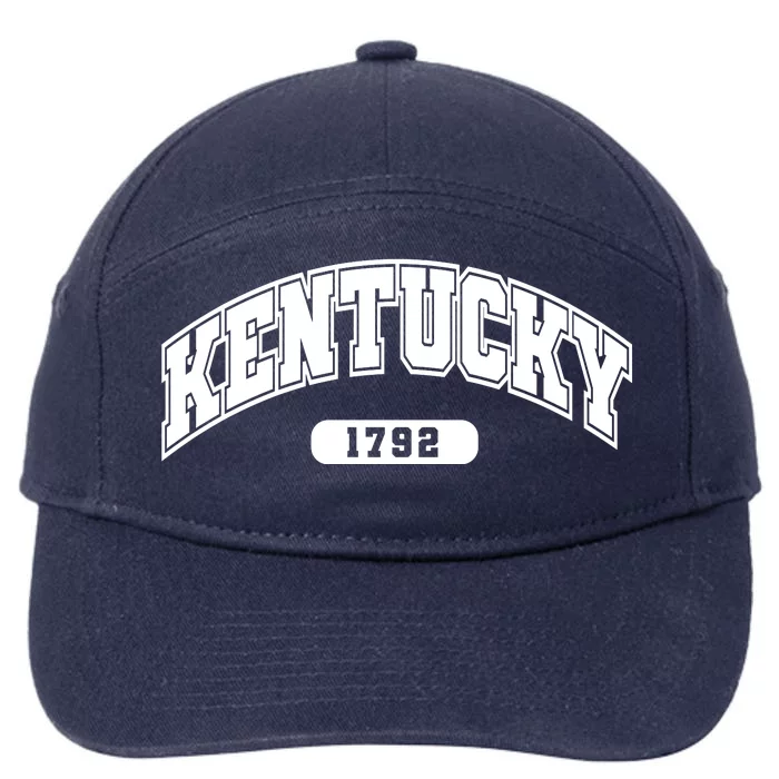 Kentucky Collegiate Style 1792 7-Panel Snapback Hat