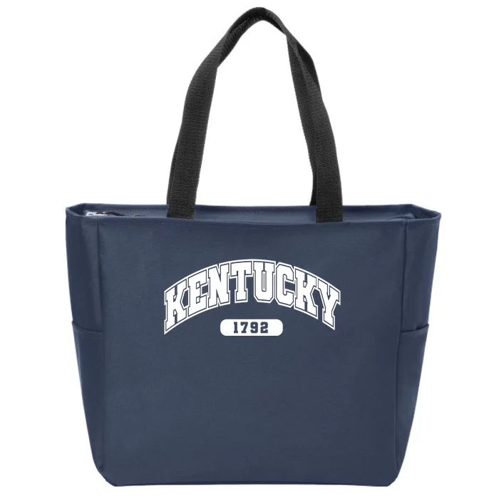 Kentucky Collegiate Style 1792 Zip Tote Bag