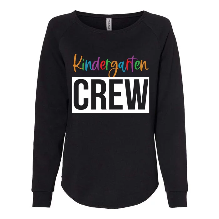 Kindergarten Crew Teacher Design Gift Womens California Wash Sweatshirt