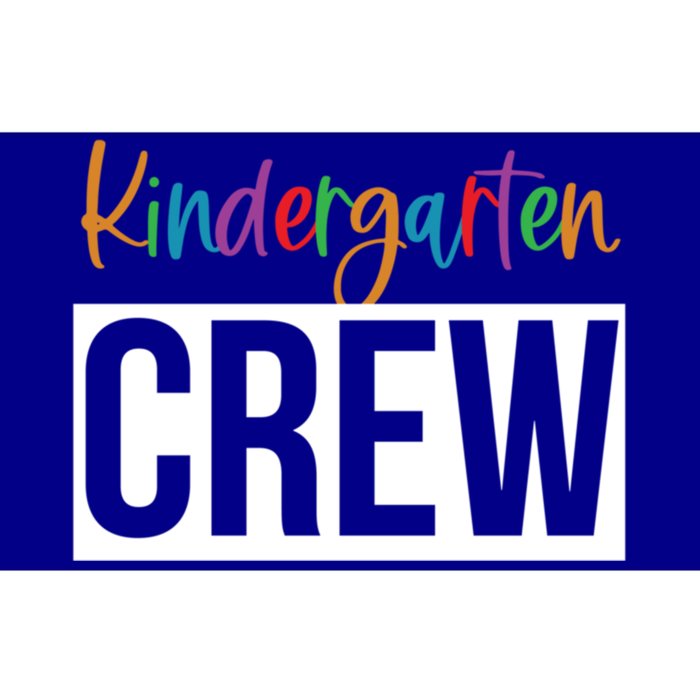 Kindergarten Crew Teacher Design Gift Bumper Sticker