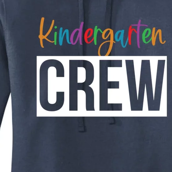 Kindergarten Crew Teacher Design Gift Women's Pullover Hoodie