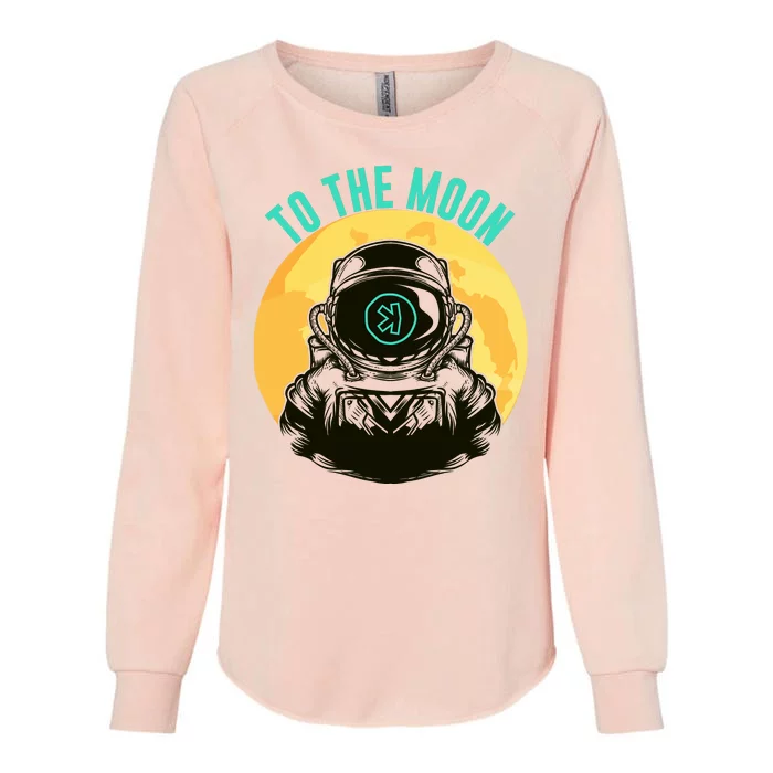 Kaspa Crypto To The Moon Crypto Kaspa Mining Kaspa Crypto Miner Crypto Bullrun Womens California Wash Sweatshirt