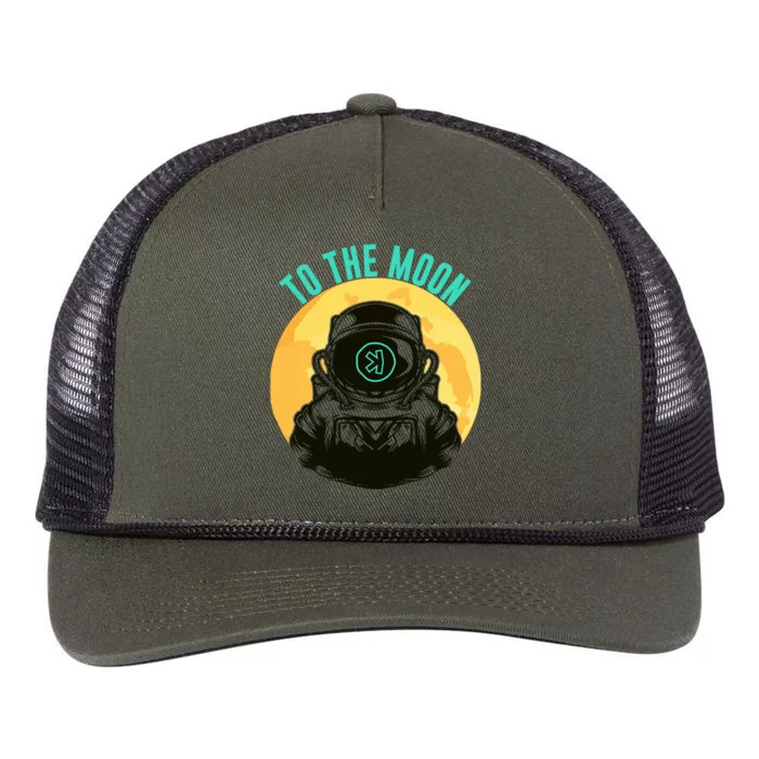 Kaspa Crypto To The Moon Crypto Kaspa Mining Kaspa Crypto Miner Crypto Bullrun Retro Rope Trucker Hat Cap