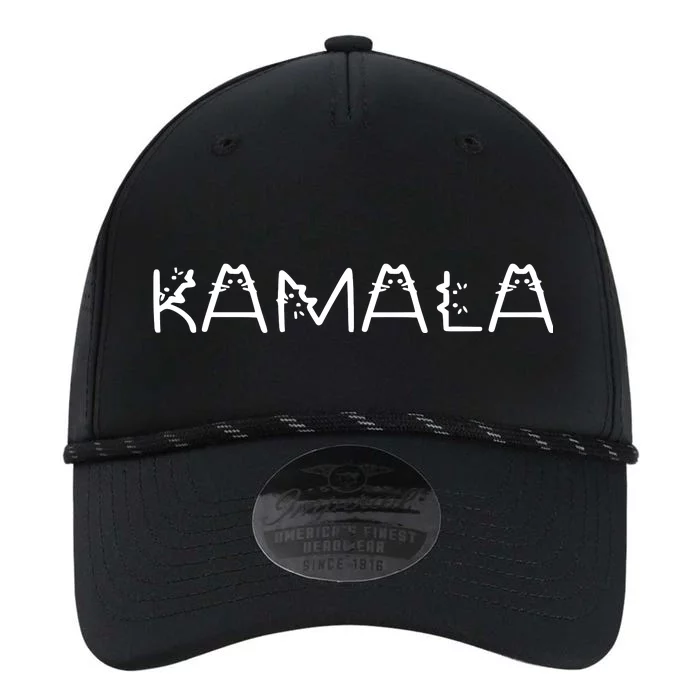 Kamala Cat Typography Alphabet Cats For Kamala Harris 2024 Performance The Dyno Cap