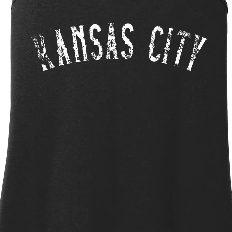 Kansas City Text Apparel Ladies Essential Tank