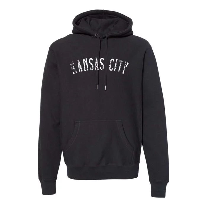 Kansas City Text Apparel Premium Hoodie